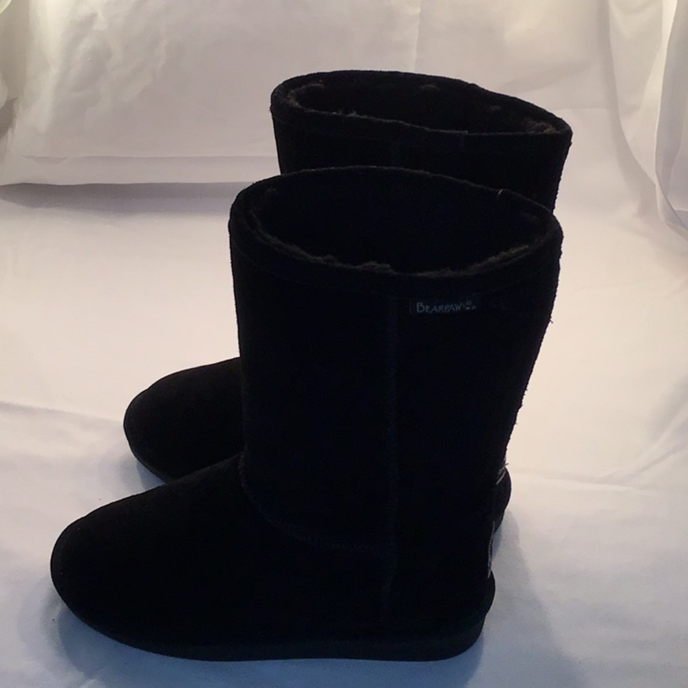 BearPaw M410-EVA Black Boots Women's Size 6